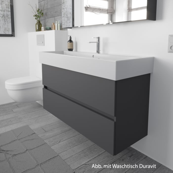 Lodge Waschtischunterschrank 120 cm mit 2 Auszügen für Waschtisch Duravit Me by Stark