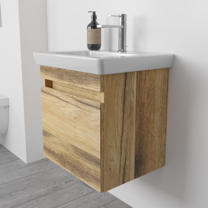 Lodge Waschtischunterschrank 45 cm mit 1 Auszug für Waschtisch Villeroy & Boch Subway 2.0