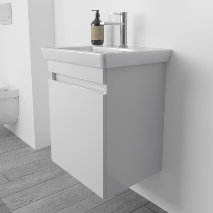 Lodge Waschtischunterschrank 45 cm mit 1 Tür, Anschlag links für Waschtisch Villeroy & Boch Subway 2.0