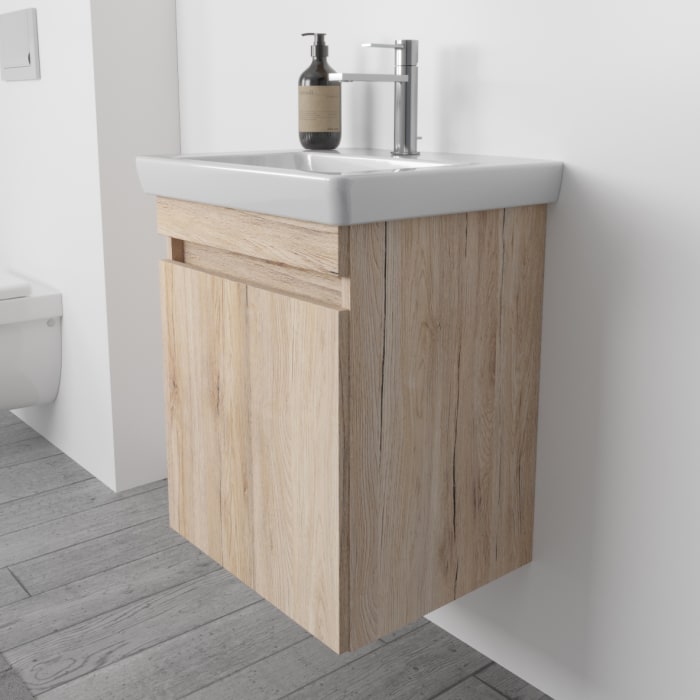 Lodge Waschtischunterschrank 45 cm mit 1 Tür, Anschlag rechts für Waschtisch Villeroy & Boch Subway 2.0