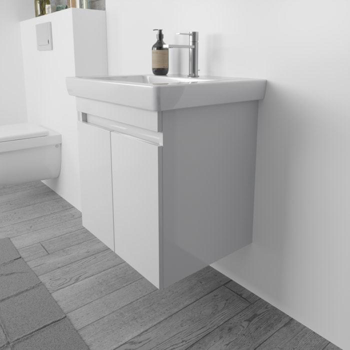 Lodge Waschtischunterschrank 54 cm mit 2 Türen für Waschtisch Villeroy & Boch Subway 2.0