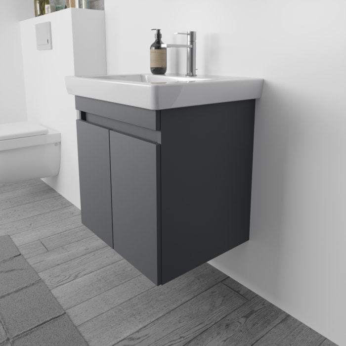 Lodge Waschtischunterschrank 54 cm mit 2 Türen für Waschtisch Villeroy & Boch Subway 2.0