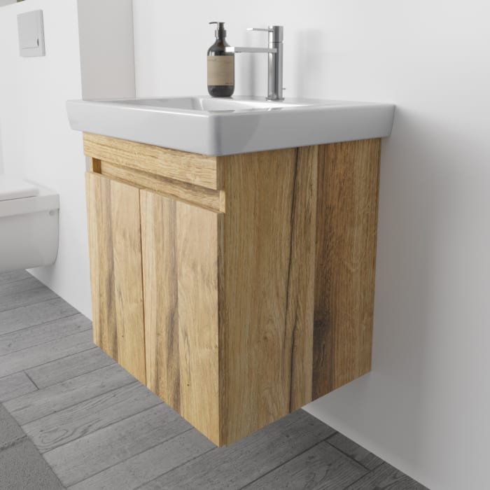 Lodge Waschtischunterschrank 54 cm mit 2 Türen für Waschtisch Villeroy & Boch Subway 2.0