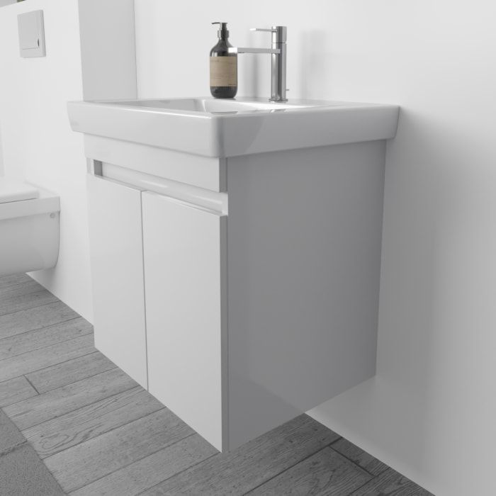 Lodge Waschtischunterschrank 54 cm mit 2 Türen für Waschtisch Villeroy & Boch Subway 2.0