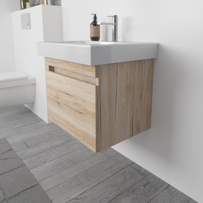 Lodge Waschtischunterschrank 55 cm mit 1 Auszug für Waschtisch Geberit iCon