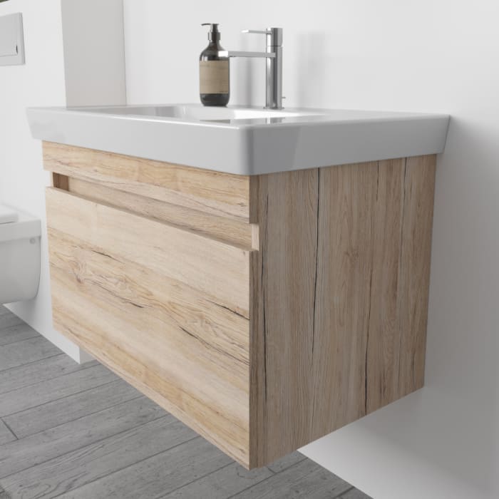 Lodge Waschtischunterschrank 75 cm mit 1 Auszug für Waschtisch Villeroy & Boch Subway 2.0