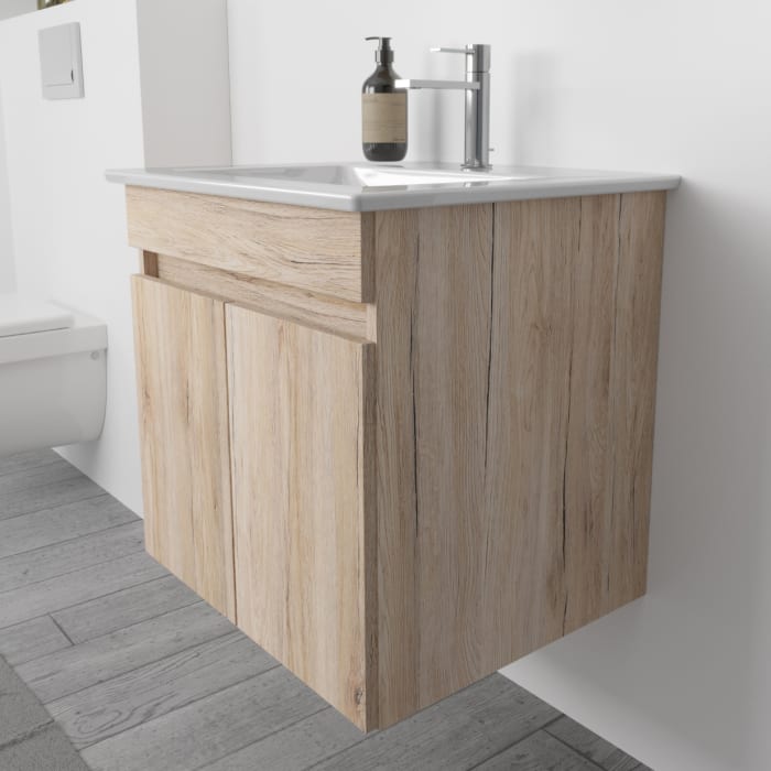 Lodge Waschtischunterschrank 56 cm mit 2 Türen für Waschtisch Villeroy & Boch Venticello