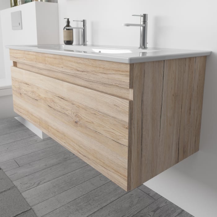 Lodge Waschtischunterschrank 116 cm mit 1 Auszug, für Waschtisch Villeroy & Boch Venticello