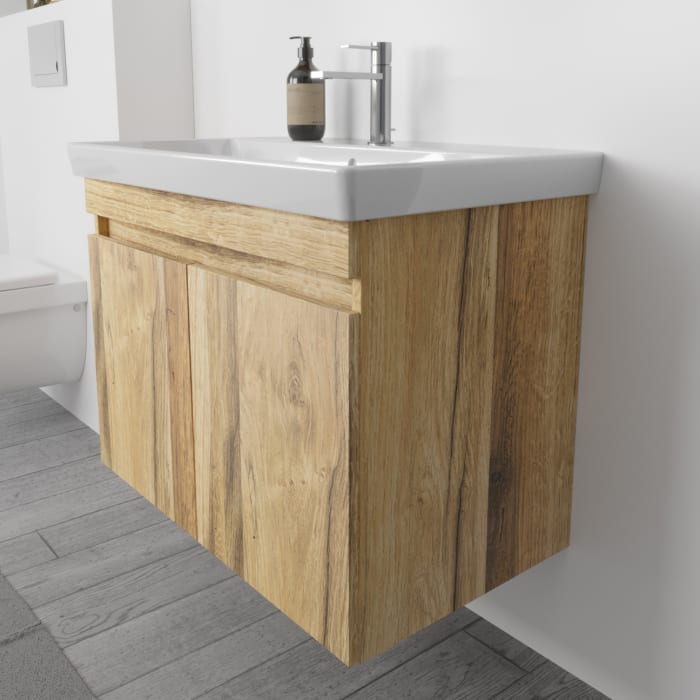 Lodge Waschtischunterschrank 76 cm mit 2 Türen für Waschtisch Villeroy & Boch Avento