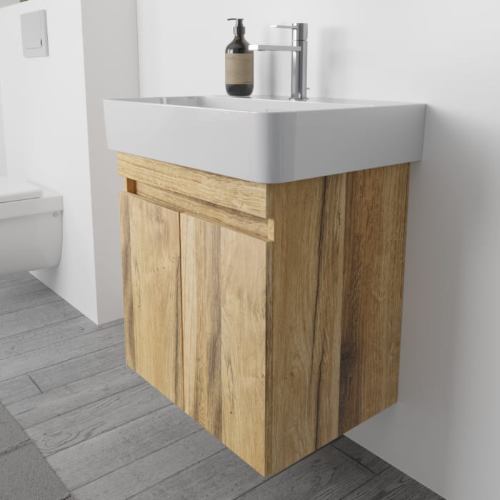 Lodge Waschtischunterschrank 54 cm mit 2 Türen für Waschtisch LAUFEN Val