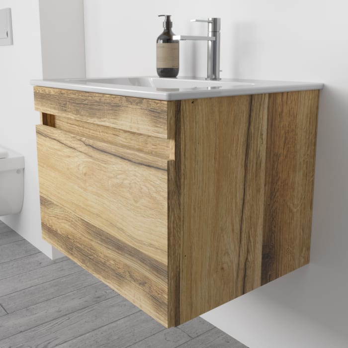 Lodge Waschtischunterschrank 61 cm mit 1 Auszug für Waschtisch Duravit ME by Stark