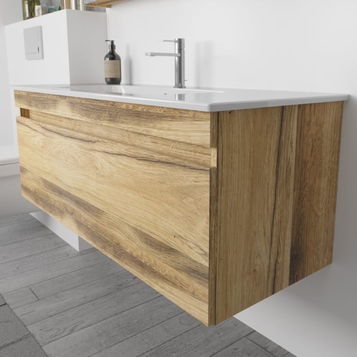 Lodge Waschtischunterschrank 120 cm mit 1 Auszug für Waschtisch Duravit ME by Stark