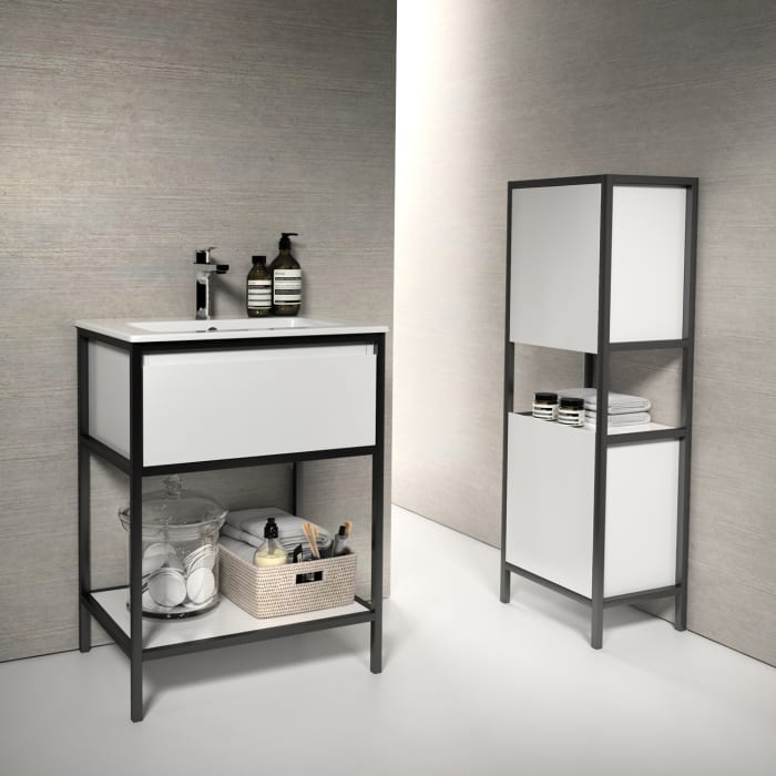 Loft 2.0 Waschtischunterschrank 60 cm, mit Metallgestell