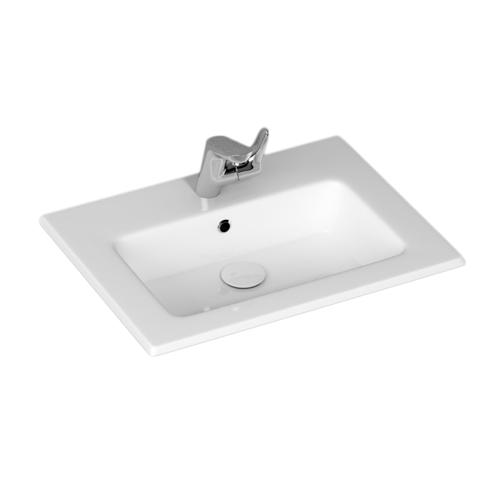 Loft 2.0 Waschtisch mit Unterschrank 60 cm, mit Holzgestell