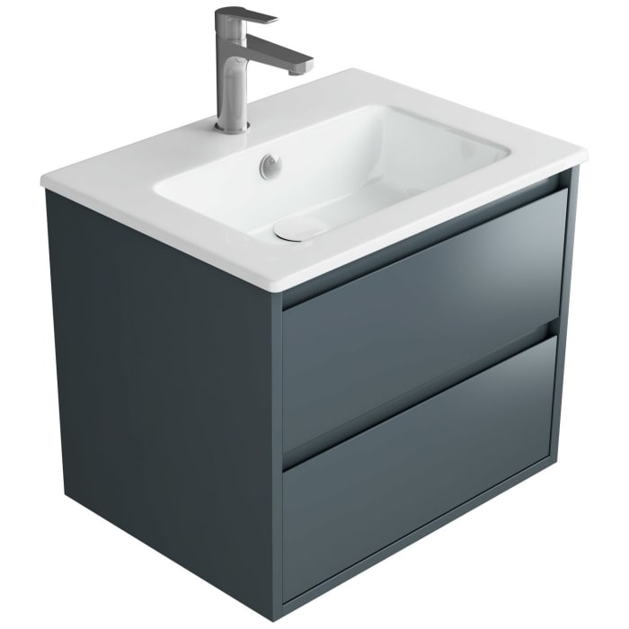 Loft Waschtisch mit Unterschrank 60 cm, 2 Auszüge