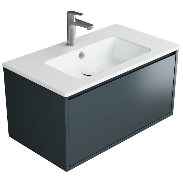 Loft Waschtisch mit Unterschrank 80 cm, 1 Auszug