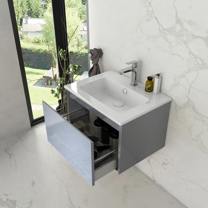 Loft Waschtisch mit Unterschrank 60 cm, 1 Auszug
