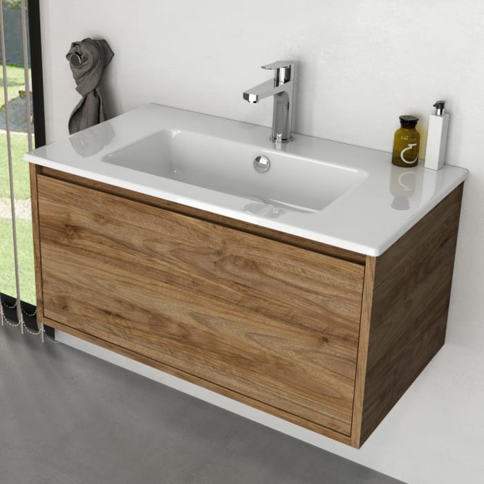 Loft Waschtisch mit Unterschrank 80 cm, 1 Auszug