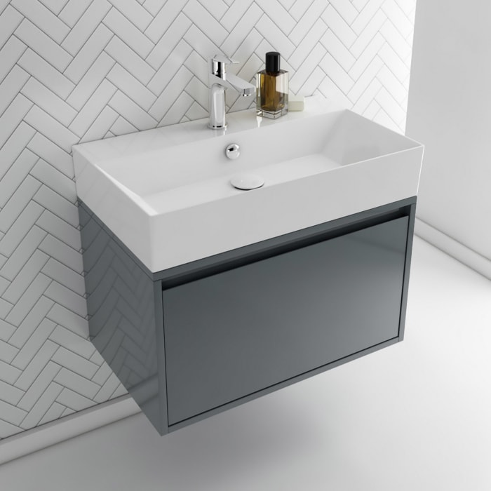 Pure 2.0 Waschtisch mit Unterschrank 70 cm mit 1 Auszug