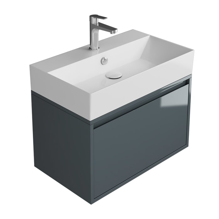 Pure 2.0 Waschtisch mit Unterschrank 70 cm mit 1 Auszug