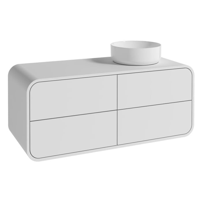 Pure Arc Waschtischunterschrank 120 cm, Waschtisch rechts