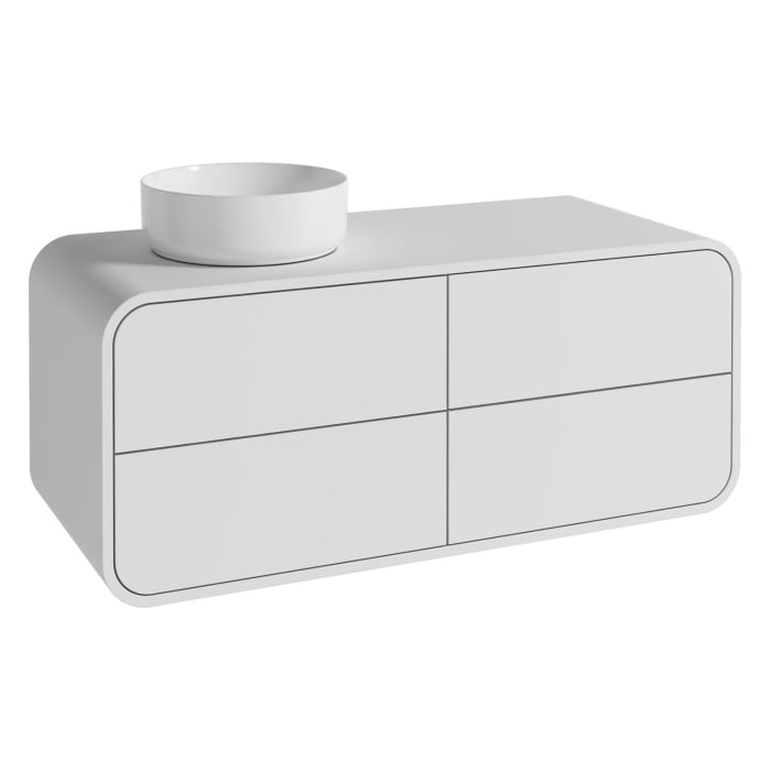 Pure Arc Waschtischunterschrank 120 cm, Waschtisch links