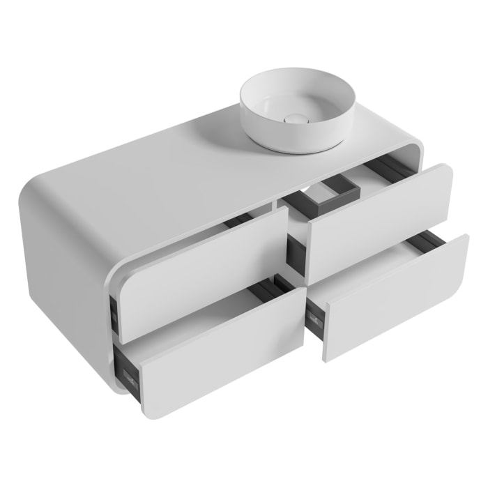 Pure Arc Waschtischunterschrank 120 cm, Waschtisch rechts