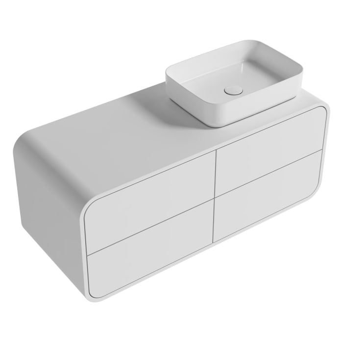 Pure Arc Waschtischunterschrank 120 cm, Waschtisch rechts