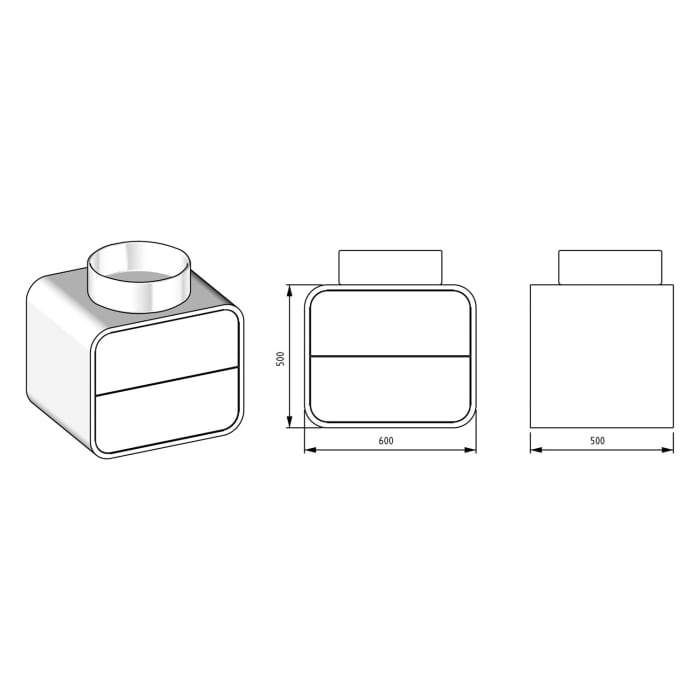 Pure Arc Waschtischunterschrank 60 cm