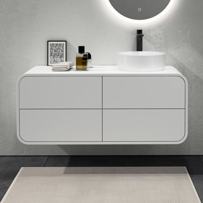 Pure Arc Waschtischunterschrank 120 cm, Waschtisch rechts