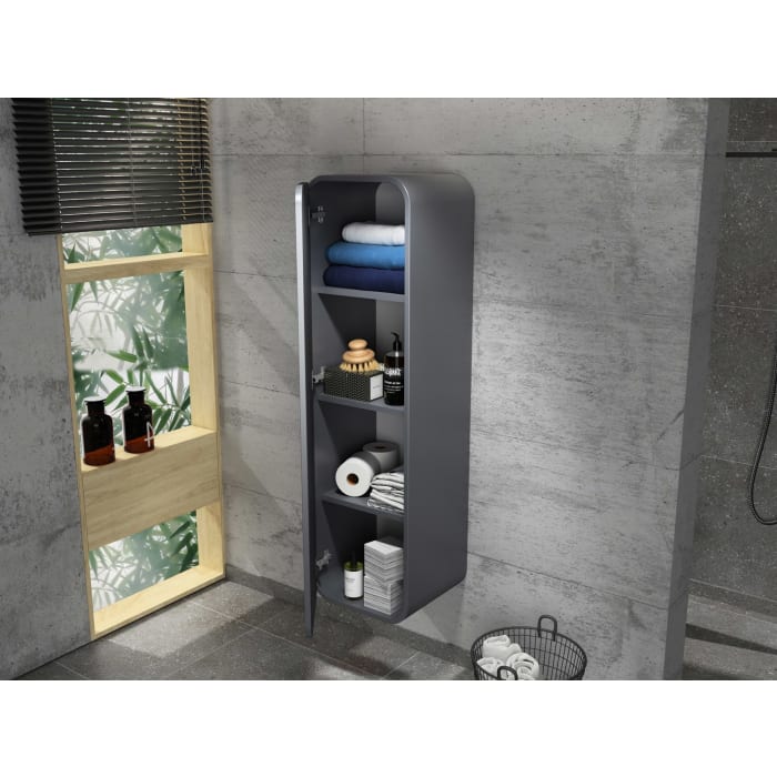 Pure Arc Hochschrank, Türanschlag links