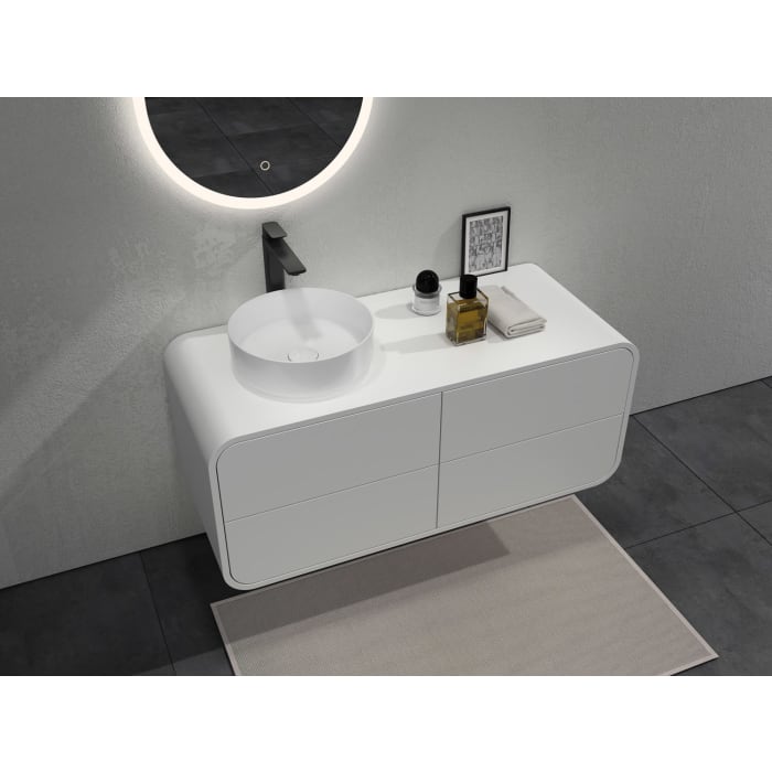 Pure Arc Waschtischunterschrank 120 cm, Waschtisch links