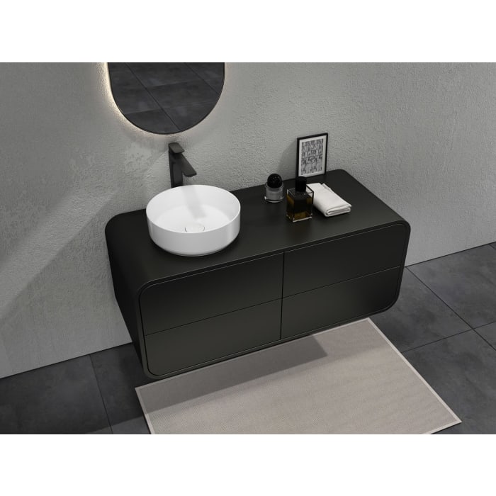 Pure Arc Waschtischunterschrank 120 cm, Waschtisch links