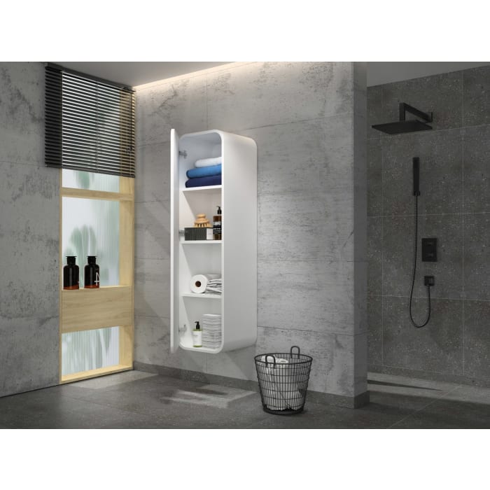 Pure Arc Hochschrank, Türanschlag links