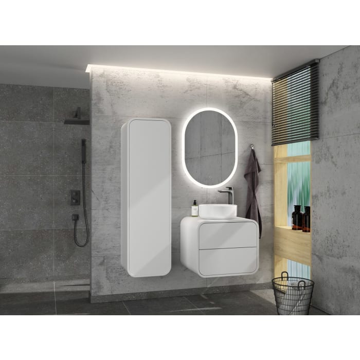 Pure Arc Hochschrank, Türanschlag links