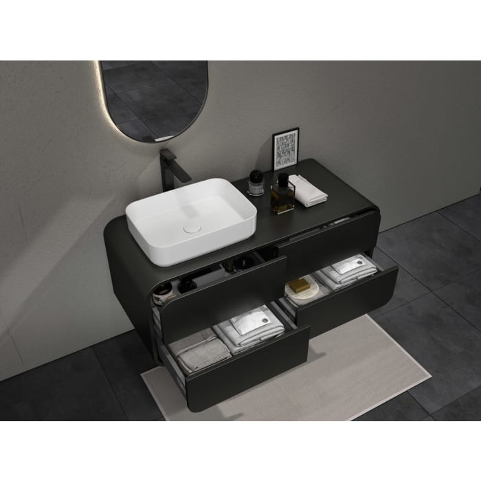 Pure Arc Waschtischunterschrank 120 cm, Waschtisch links