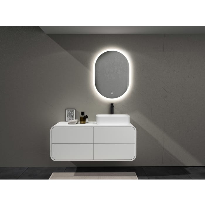 Pure Arc Waschtischunterschrank 120 cm, Waschtisch rechts