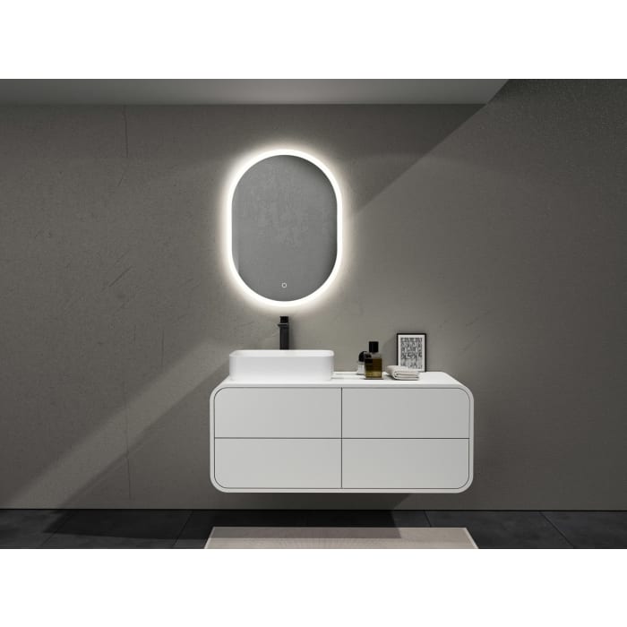 Pure Arc Waschtischunterschrank 120 cm, Waschtisch links