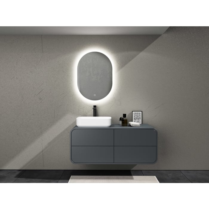 Pure Arc Waschtischunterschrank 120 cm, Waschtisch links