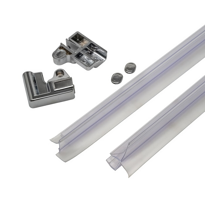 Freshline Ersatz-Wasserabweisprofil rechts zu Eckeinstieg 90 x 90 x 195 cm mit Festelementen