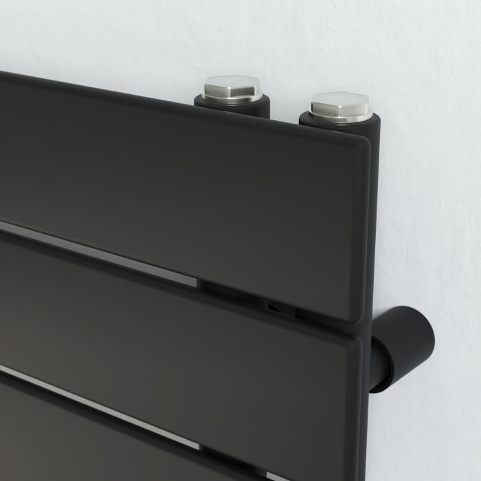 Plan Open E Badheizkörper 50 x 172 cm, rein elektrisch, Heizstab Typ 4, Öffnung links mit Fernbedienung