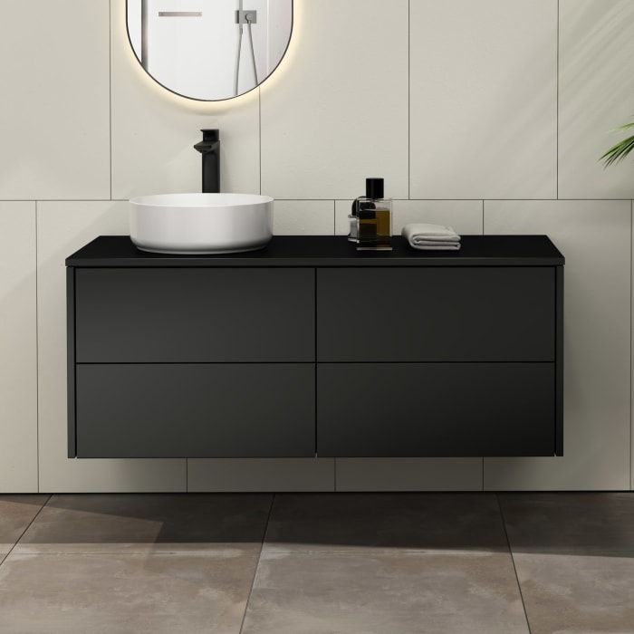 Art Waschtischkonsole 120 cm mit 4 Auszügen