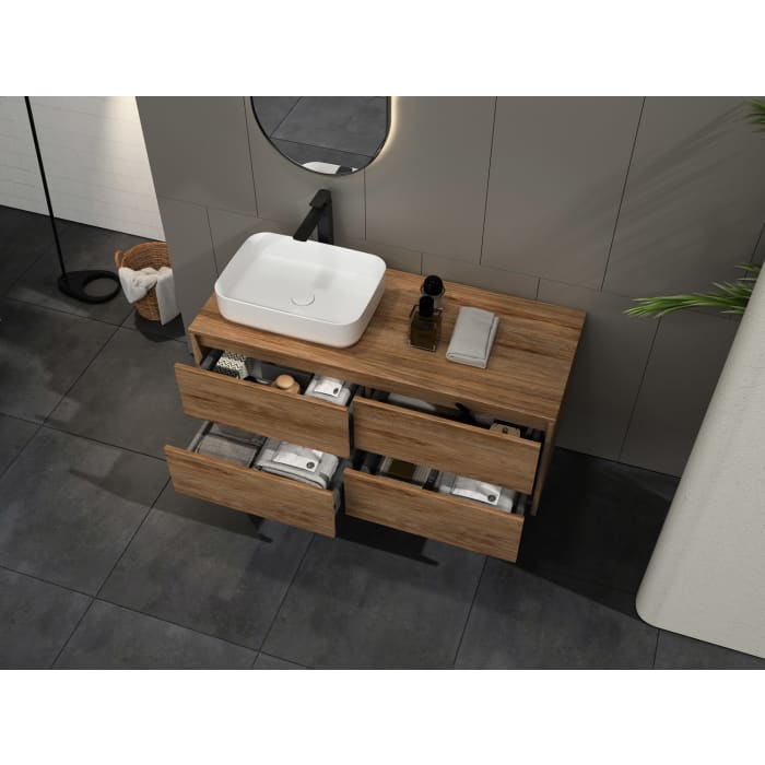 Art Waschtischkonsole 120 cm mit 4 Auszügen