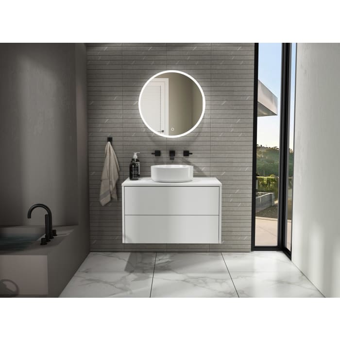 Art Waschtischkonsole 80 cm mit 2 Auszügen