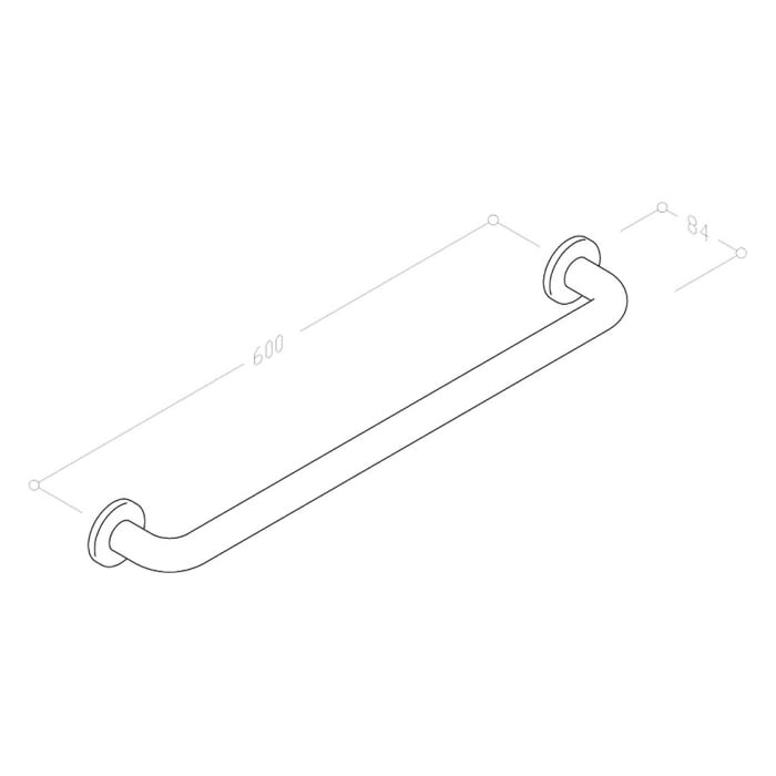 Silver Age System Haltegriff 60 cm