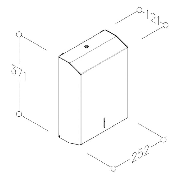 Silver Age System Handtuchspender 25,2 x 37,1 cm
