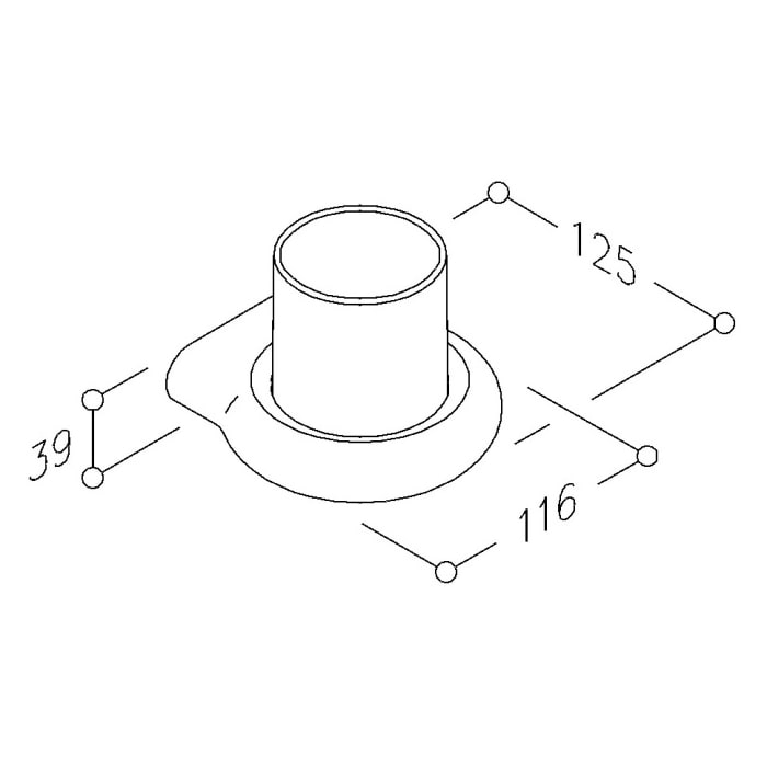 Silver Age System Zahnputzbecherhalter, inkl. Becher, mit Diebstahlschutz