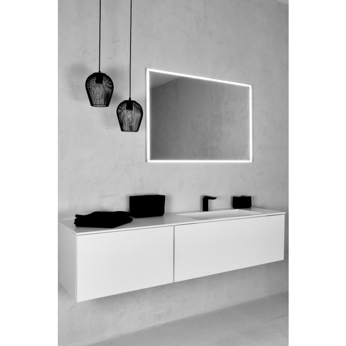 Megabad Profi Collection Pineto LED Badspiegel in der Größe 160 x 80 cm