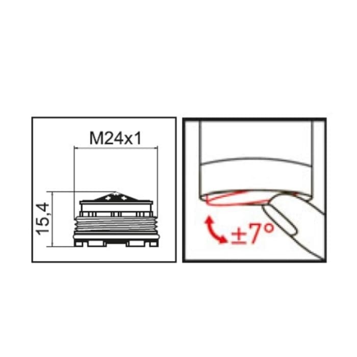 Neoperl CACHÉ HONEYCOMB SSR Strahlregler M24x1