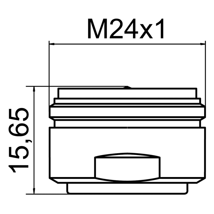 Neoperl CASCADE SLC PCA DC Strahlregler, M24x1